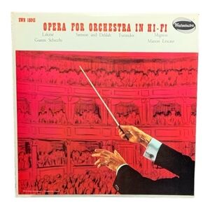 LP Sy Shaffer - Opera For Orchestra In Hi-Fi Vinyl Record